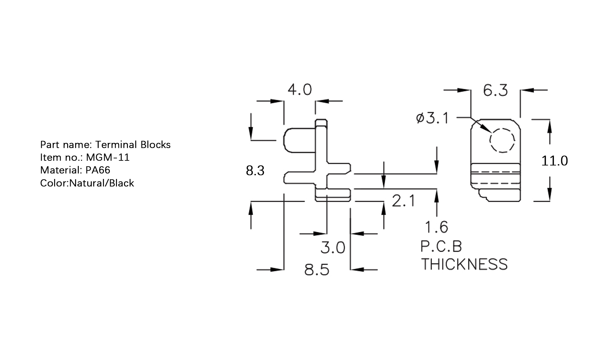 Terminal Blocks MGM-11